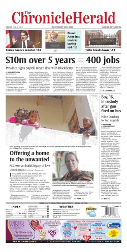 2013 Frontpage